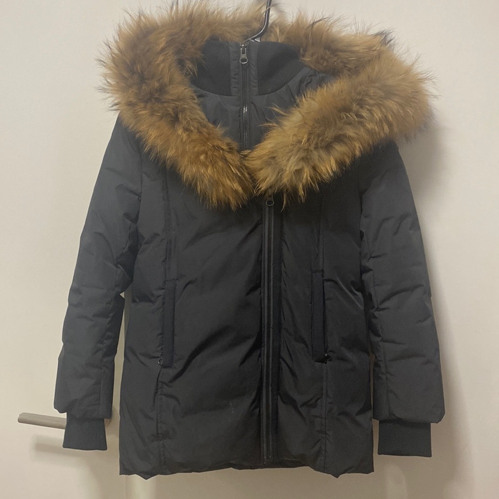 Size 10 mackage coat charcoal gray